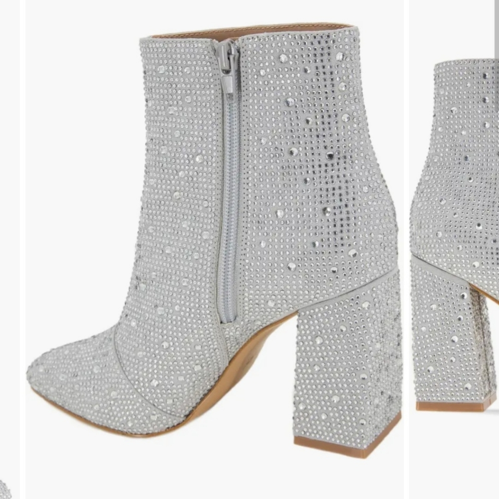 Rhinestone booties - Picture 2 of 6